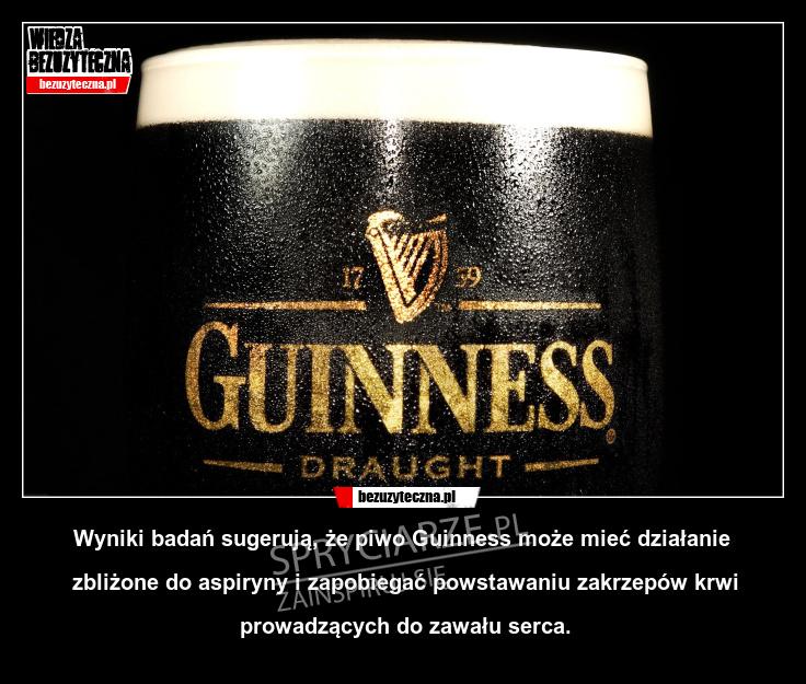 Dobre piwo Guinness