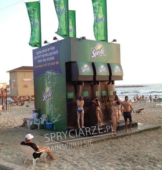 Fantastyczny pomysł na reklamę na plaży