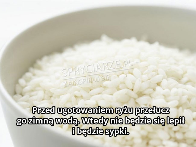 Sposób na sypki ryż