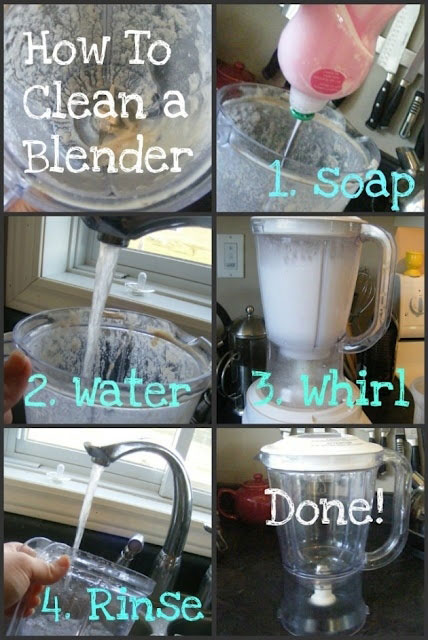 Szybki sposób na mycie blendera