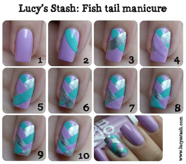 SIATKOWANY MANICURE