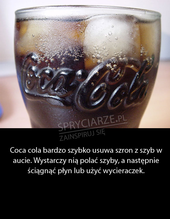 Odmrażacz z coca coli