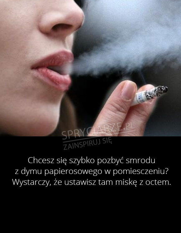 Jak usunąć zapach papierosów