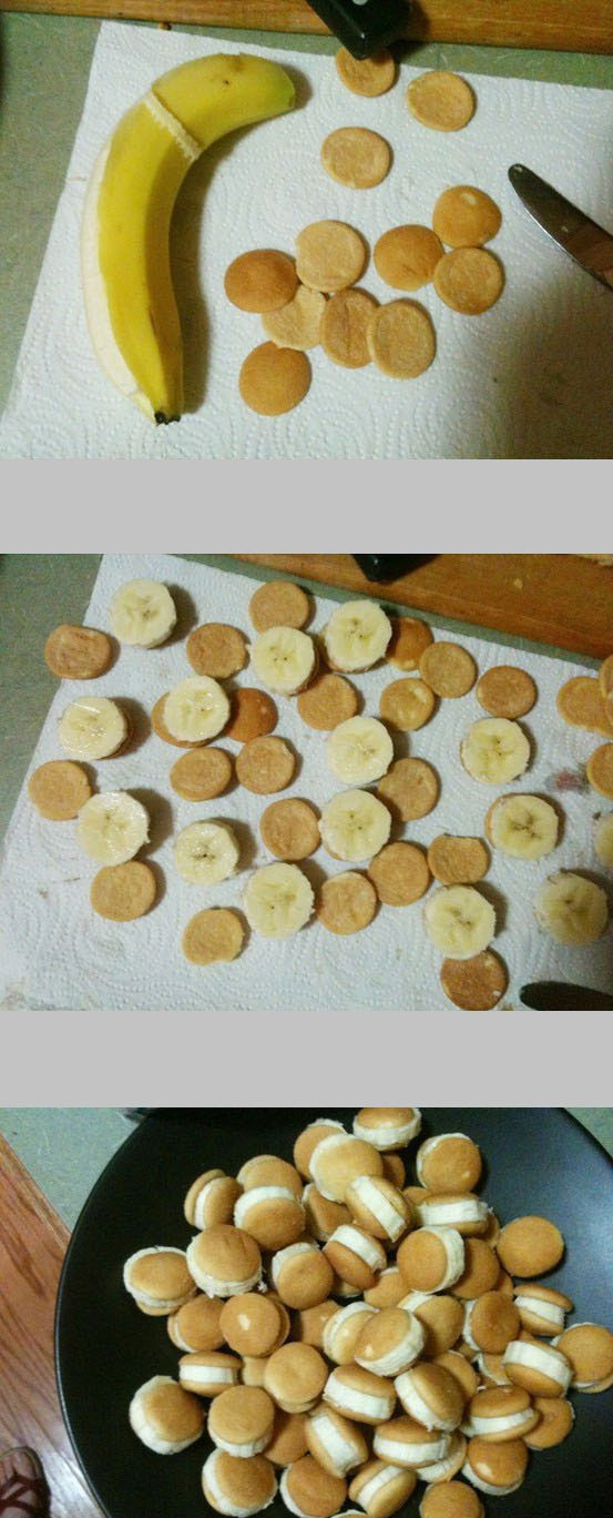Bananowe ciasteczka bez pieczenia
