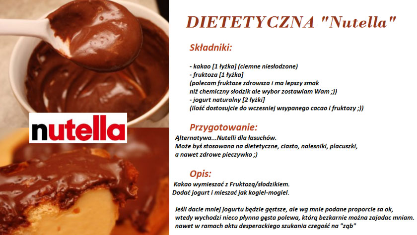 Dietetyczna Nutella