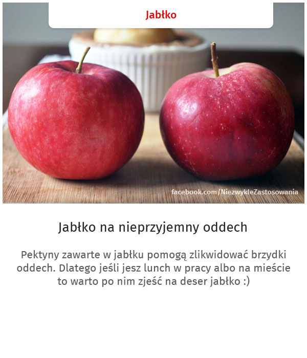 Niezwykłe zastosowania zwykłych rzeczy - Jabłko