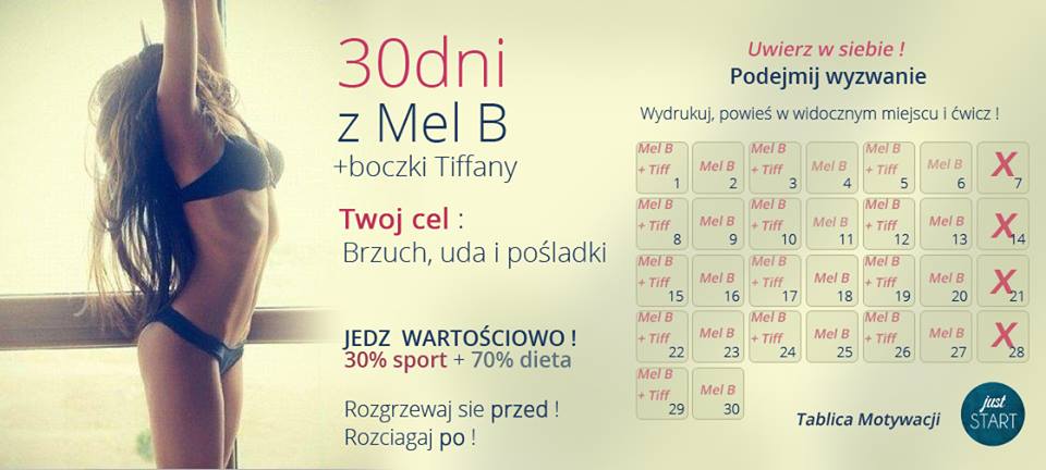 30 dni z Mel B - podejmij wyzwanie