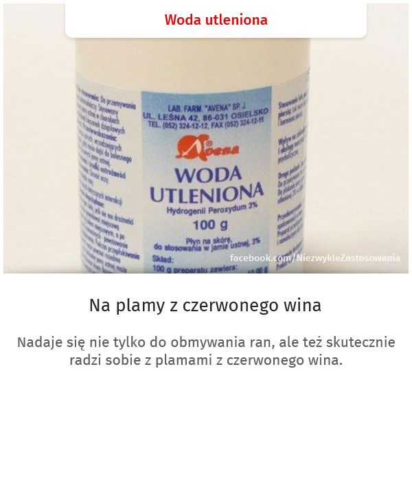 Niezwykłe zastosowanie zwykłych rzeczy - Woda utleniona