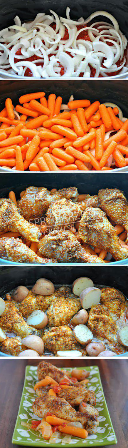 Kurczak na kołderce z warzyw - Smacznie i zdrowo