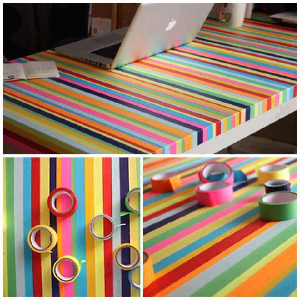 Декор стола разноцветный