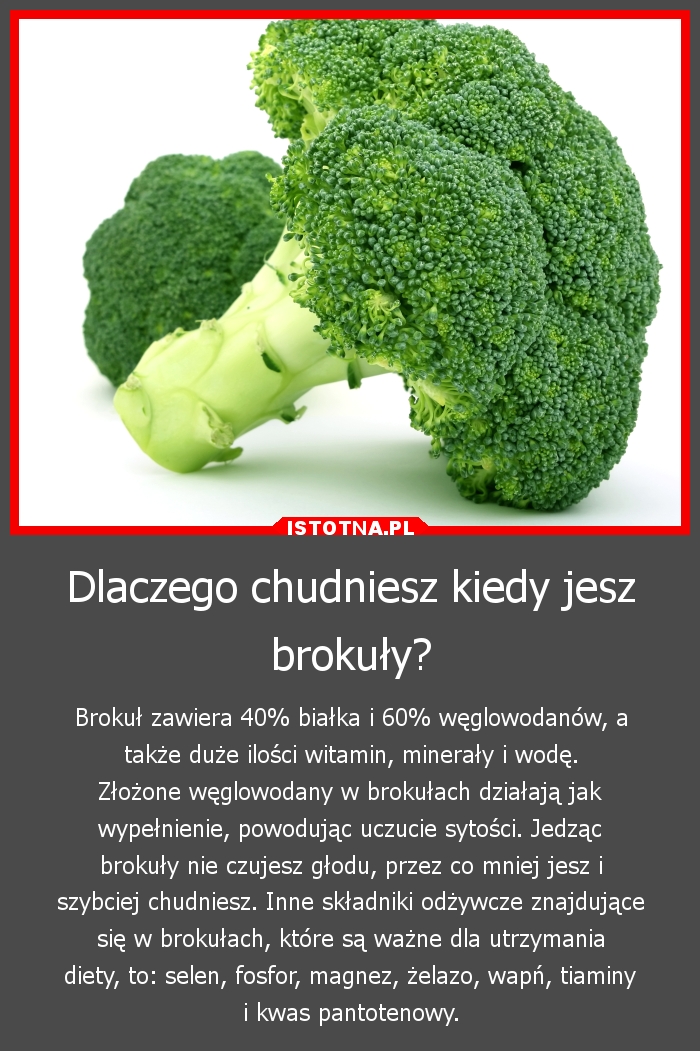 Jedz brokuły