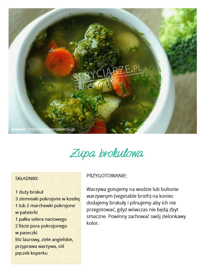 Przepis na pyszną zupę brokułową
