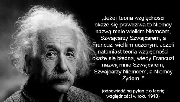Cytaty wielkich ludzi - Albert Einstein 