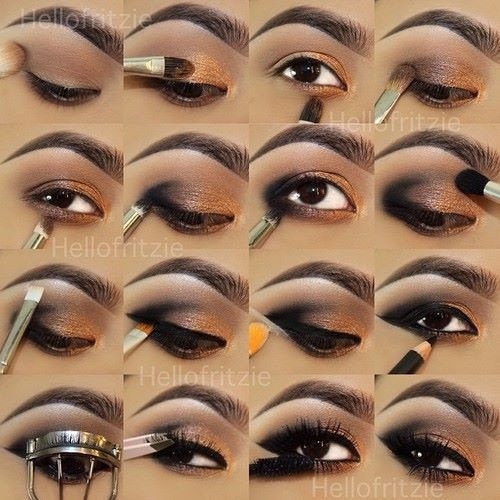 MAKUP W STYLU ZACHODZĄCEGO SŁOŃCA