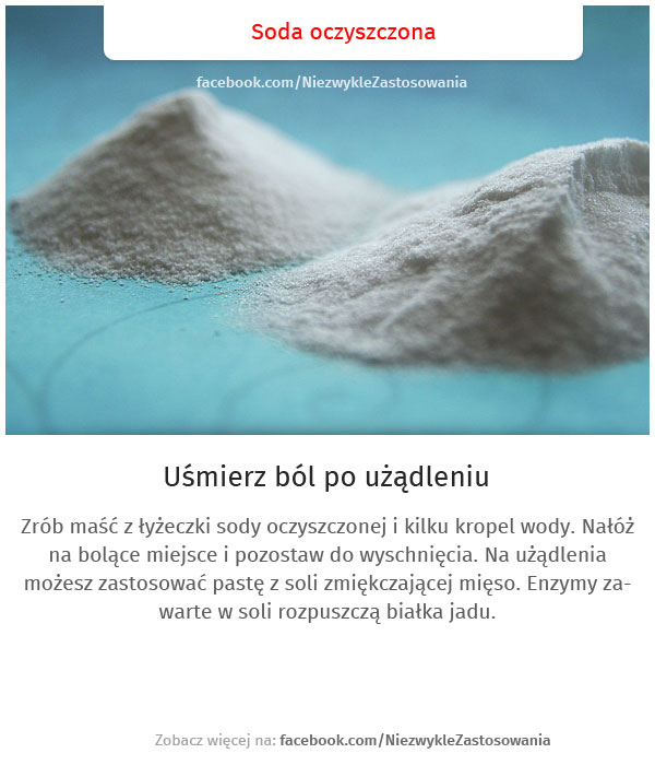 Niezwykłe zastosowania rzeczy: Soda oczyszczona 