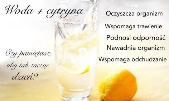 Woda z cytryną i jej cudowne właściwości