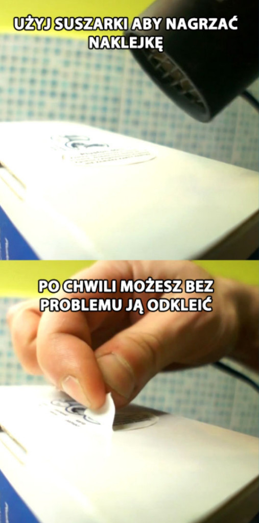 Jak odklejać naklejki 