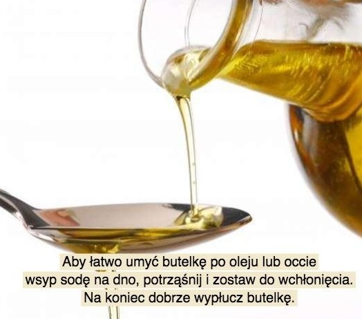 Mycie butelek po oleju 
