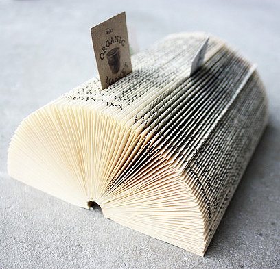 Organizer na wizytówki z książki