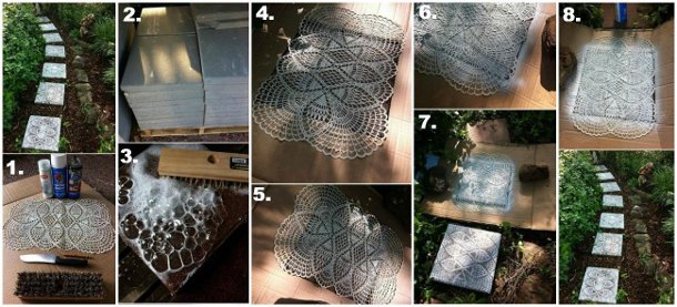 Pomysłowe płyty chodnikowe do ogrodu