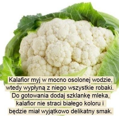 Przydatny trik z kalafioem