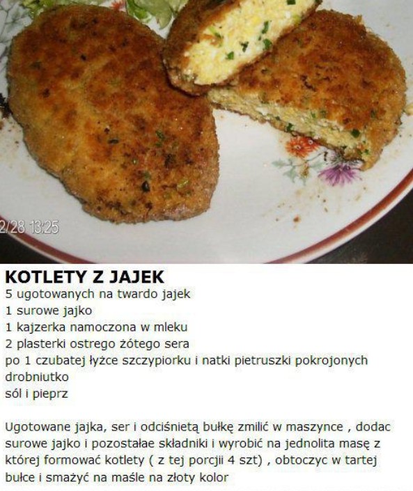 Kotlety z jajek