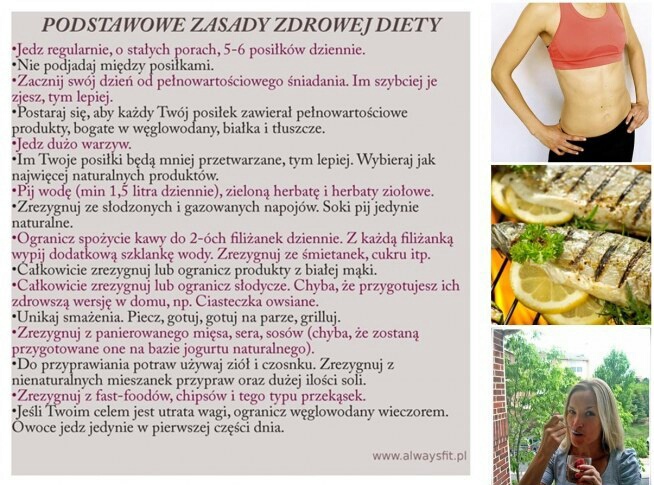 Podstawowe zasady zdrowej diety