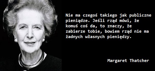 Cytaty wielkich ludzi - Margaret Thatcher