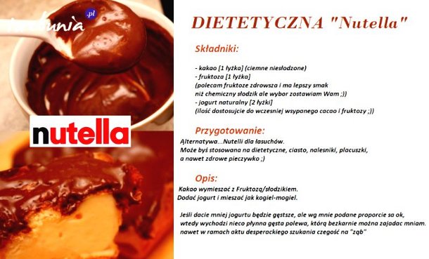 Dietetyczna Nutella 