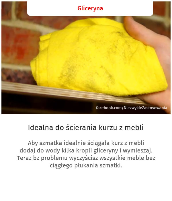 Niezwykłe zastosowania zwykłych rzeczy - Gliceryna 