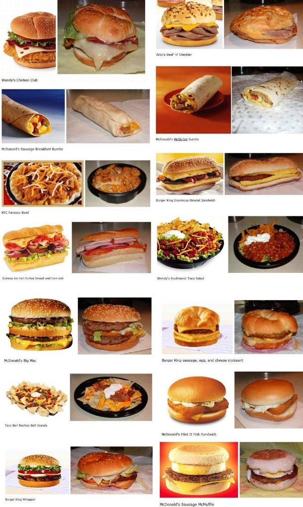 Oczekiwania vs rzeczywistość w fast-foodach :)
