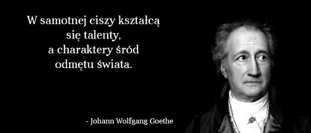 Cytaty wielkich ludzi - Johann Wolfgang Goethe 