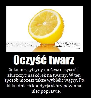 Niezwykłe zastosowania zwykłych rzeczy - Cytryna