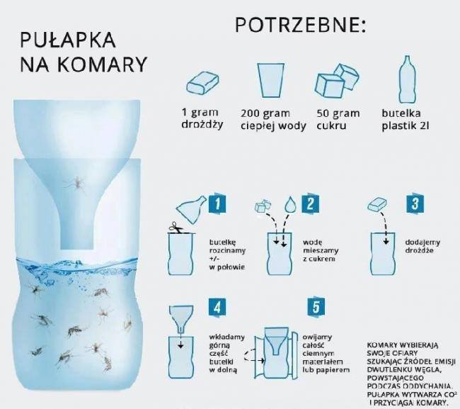 Jak zrobić pułapkę na komary