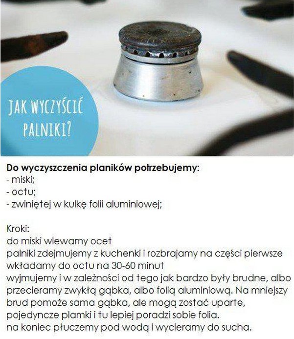 Jak wyczyścić palnik