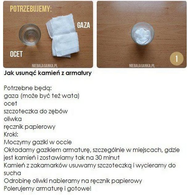 Jak usunąć kamień z armatury