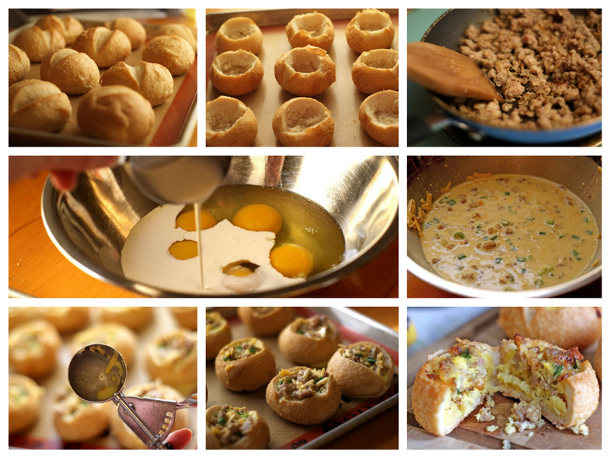 Nadziewane bułeczki 