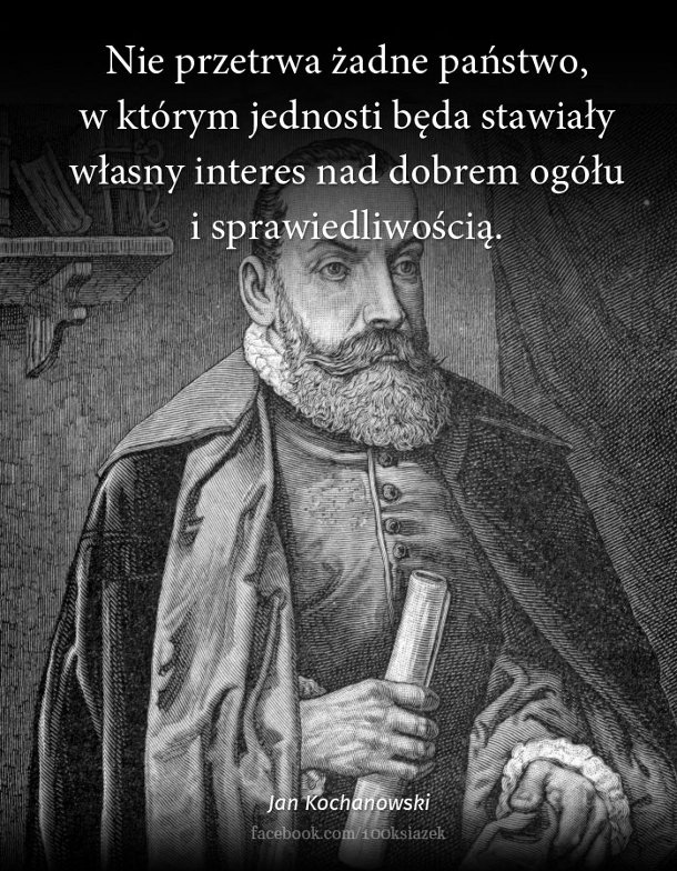 Cytaty wielkich ludzi - Jan Kochanowski