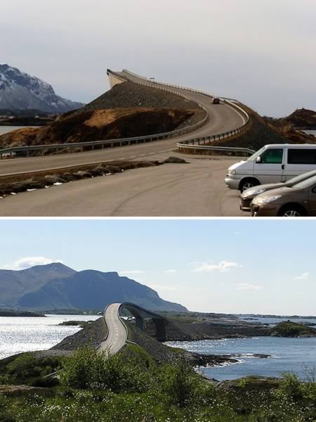 Jadąc ta drogą pierwszy raz, człowiek od razu ciśnie na hamulec