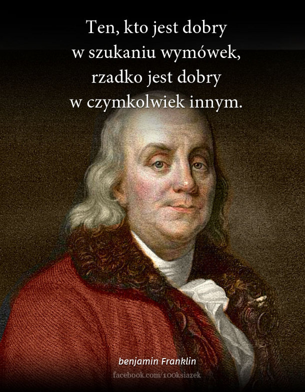 Cytaty wielkich ludzi - Benjamin Franklin