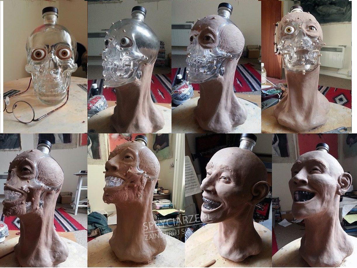 Zamiana butelki w kształcie czaszki na coś po prostu niesamowitego