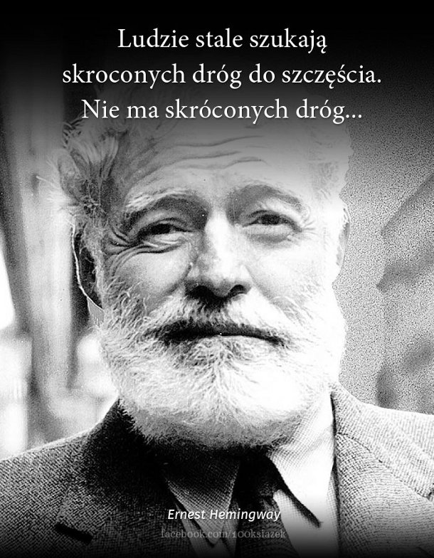 Cytaty wielkich ludzi - Ernest Hemingway
