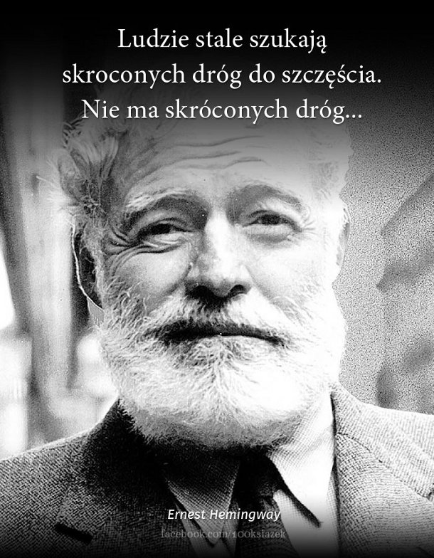 Cytaty wielkich ludzi - Ernest Hemingway