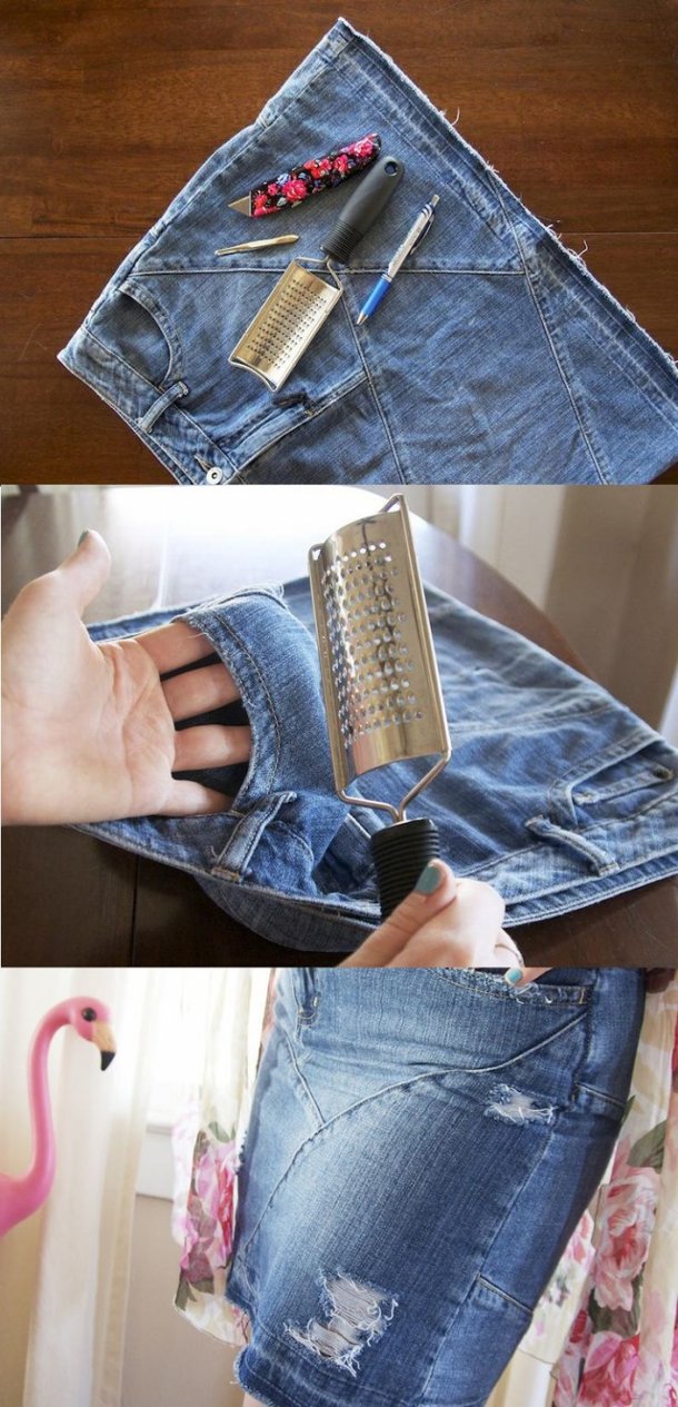 Sposób na przecieranie jeansów