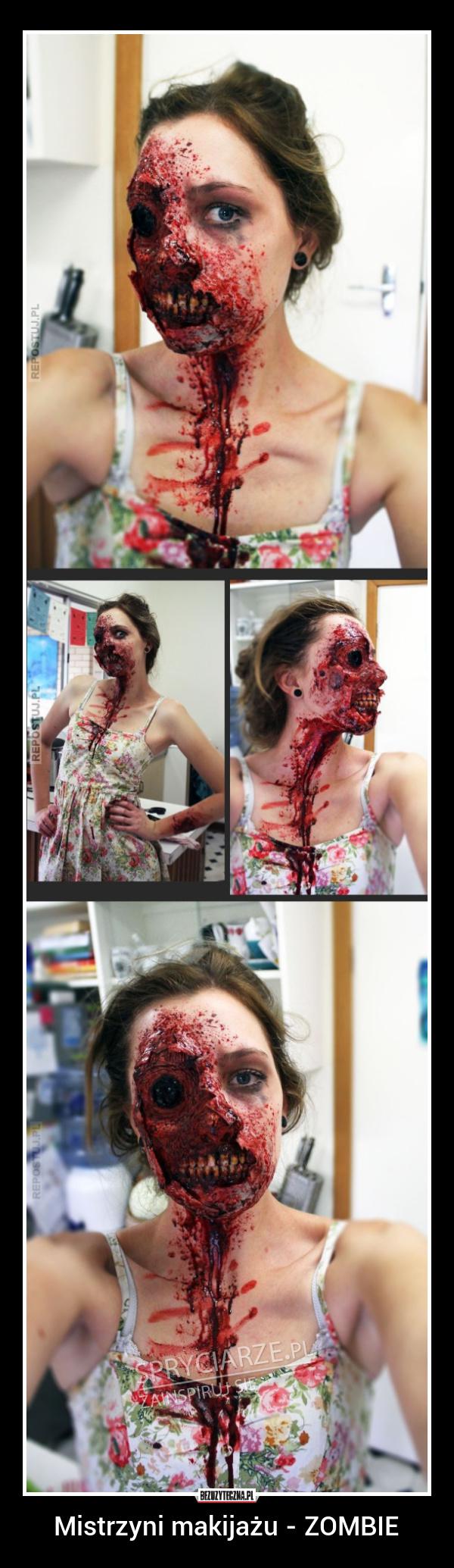 Mistrzyni makijażu Zombie