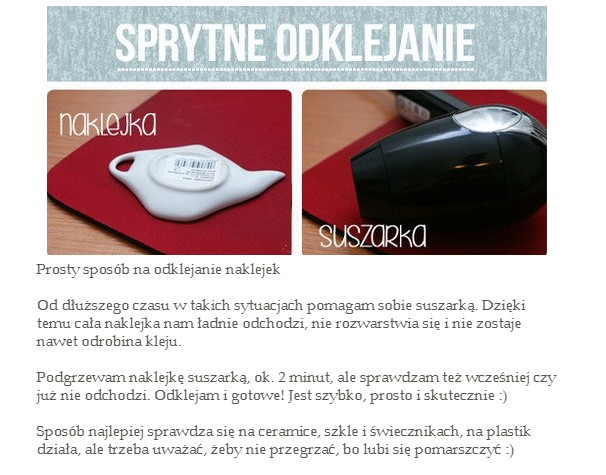 Sprytne odklejanie