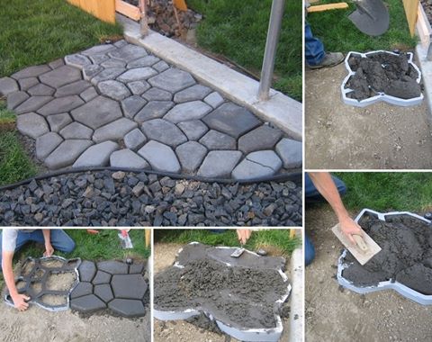 Sposób na ogrodowe dróżki z betonu
