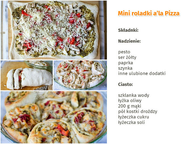 Mini roladki a'la pizza