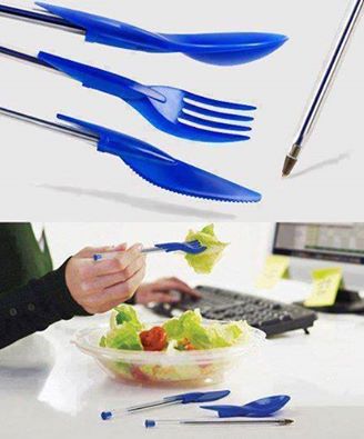 Sztućce długopisowe