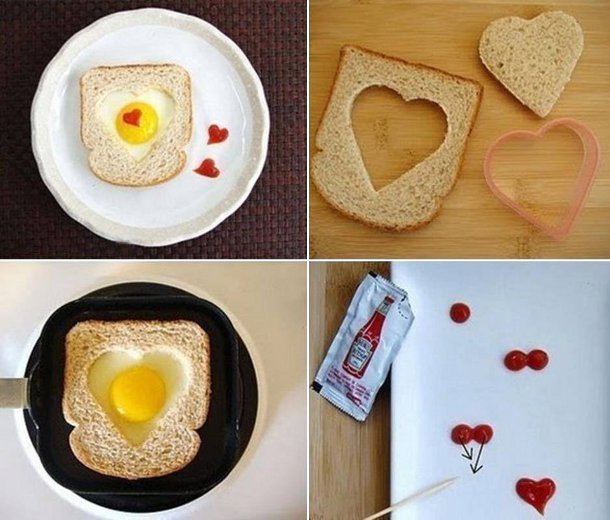 Pomysł na śniadanie dla zakochanych